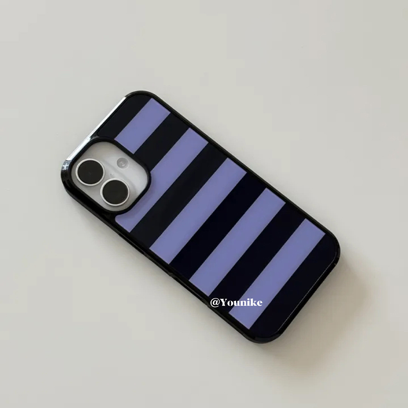 Phone Cases Korea - جراب هاتف كوري بتصميم خطوط أرجوانية