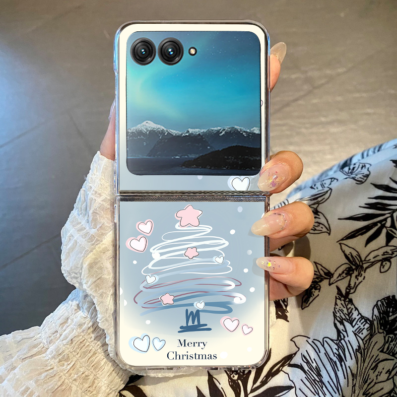 Phone Cases Motorola - حافظة منقوشة لشجرة الكريسماس لهاتف موتورولا