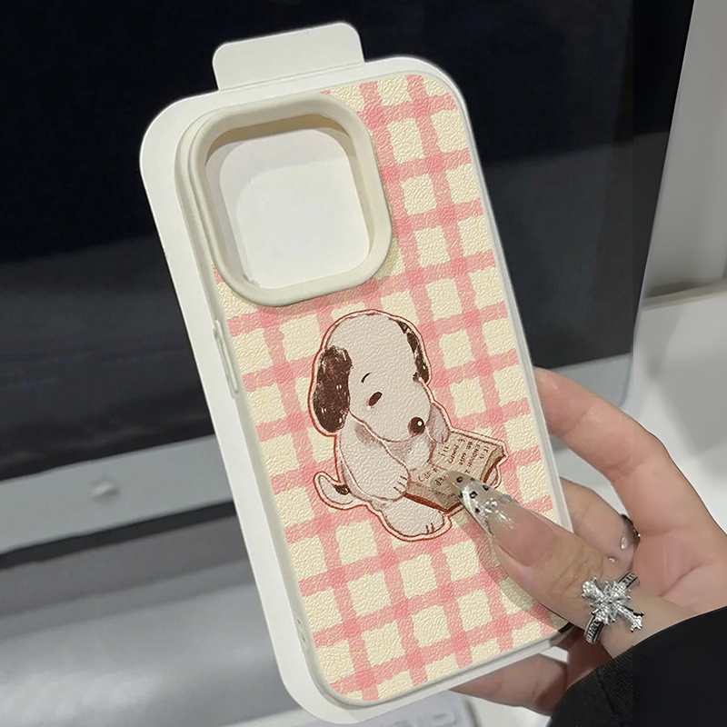 Phone Cases Galaxy A16 5G - لطيف خمر كتاب الكلب الليتشي نمط