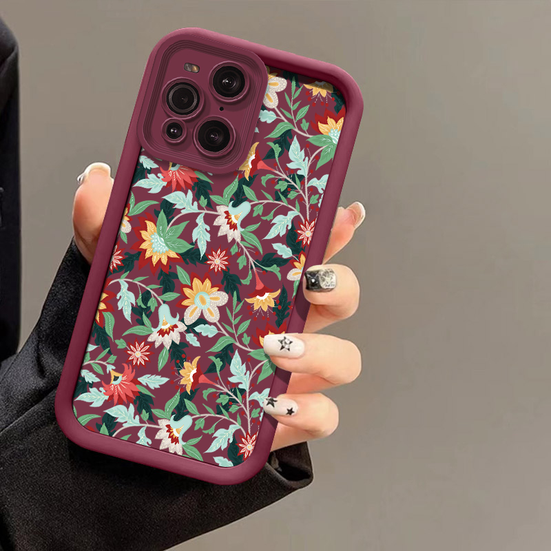 Phone Cases Motorola - غطاء هاتف بطباعة الزهور لموتورولا موتو