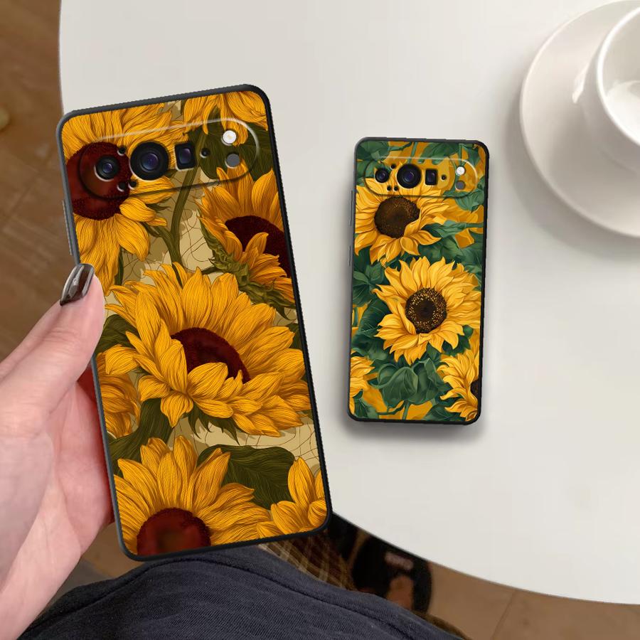 Phone Cases Pixel 10 - غطاء هاتف Sunflower Sea Funda لهاتف