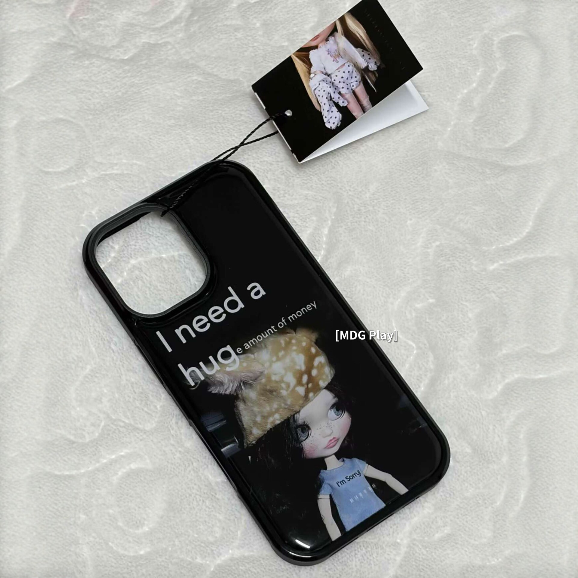 Phone Cases Korea - غطاء خلفي للهاتف بتصميم دمية كورية