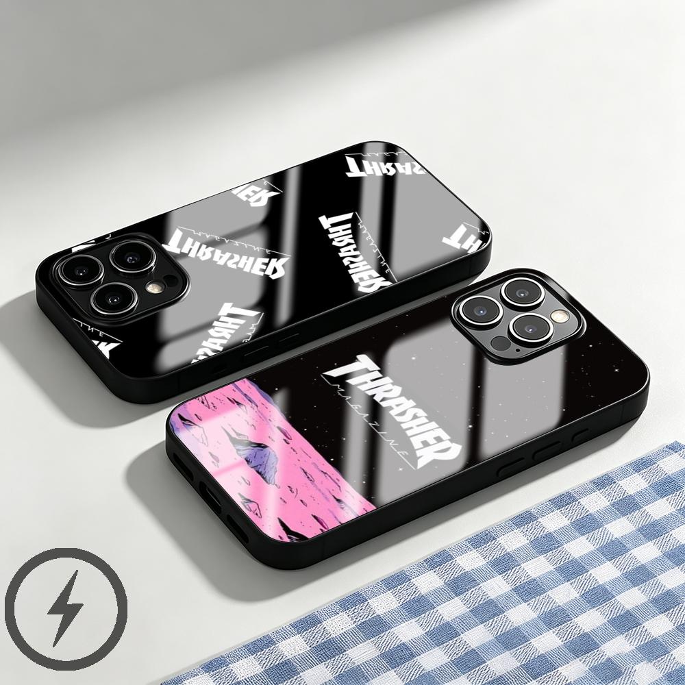 Phone Cases Brands - غطاء هاتف ماركة THRASHER لأجهزة آيفون