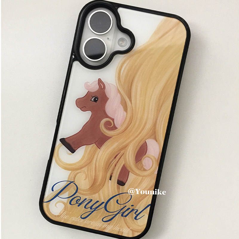 Phone Cases Korea - جراب هاتف كوري بتصميم شعر طويل