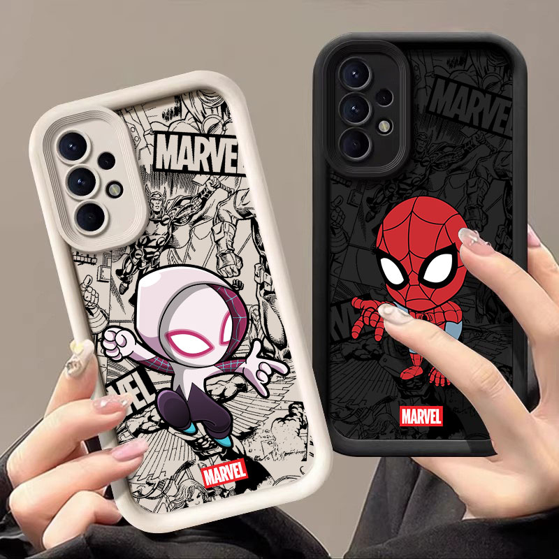 Phone Cases Galaxy A16 5G - غطاء سيليكون مارفل سبايدرمان جوين لهواتف