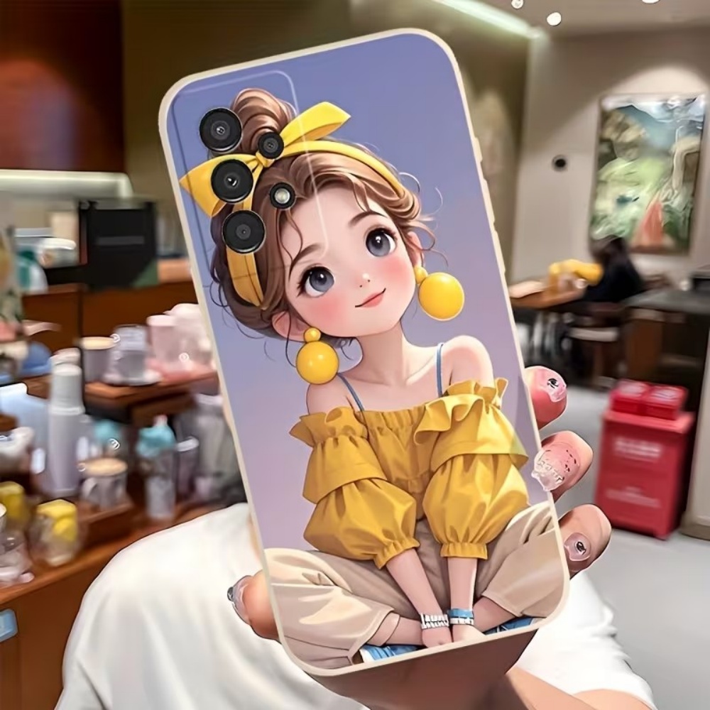 Phone Cases Designer - غطاء هاتف بتصميم فتاة كرتونية لطيفة