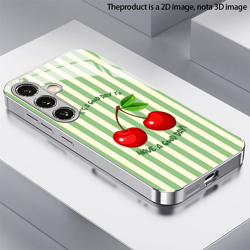 غطاء هاتف بنمط خطوط الكرز ثنائ - مراجعة Phone Cases Cherry وسعره