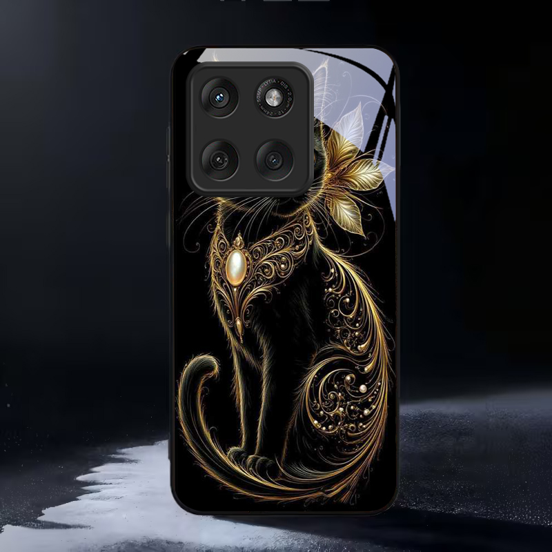 غطاء هاتف زجاجي أسود بتصميم لؤ - مراجعة Phone Cases Motorola وسعره