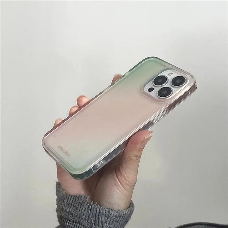 غطاء هاتف أبيض اللون بتدرج أخض - مراجعة Phone Cases Green وسعره