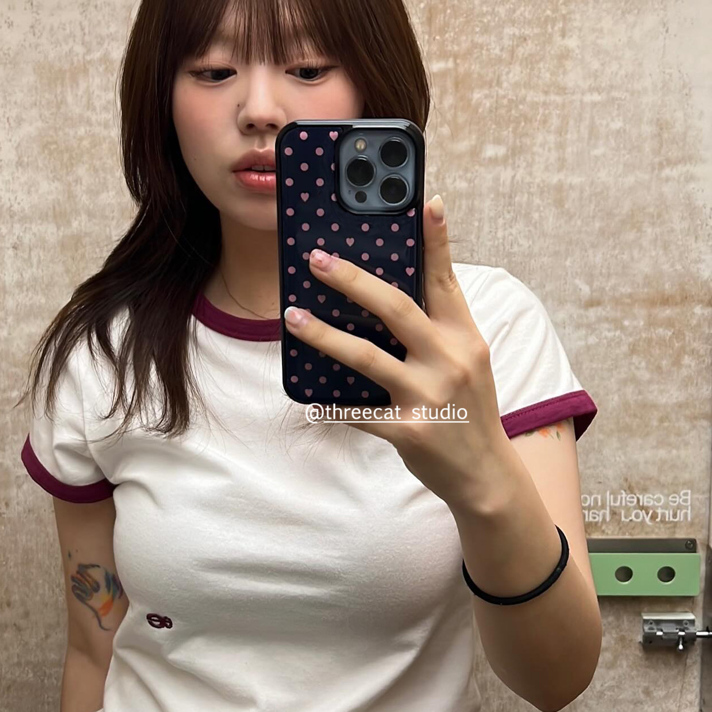 غطاء هاتف كوري ملون بنقاط البو - مراجعة Phone Cases Korea وسعره