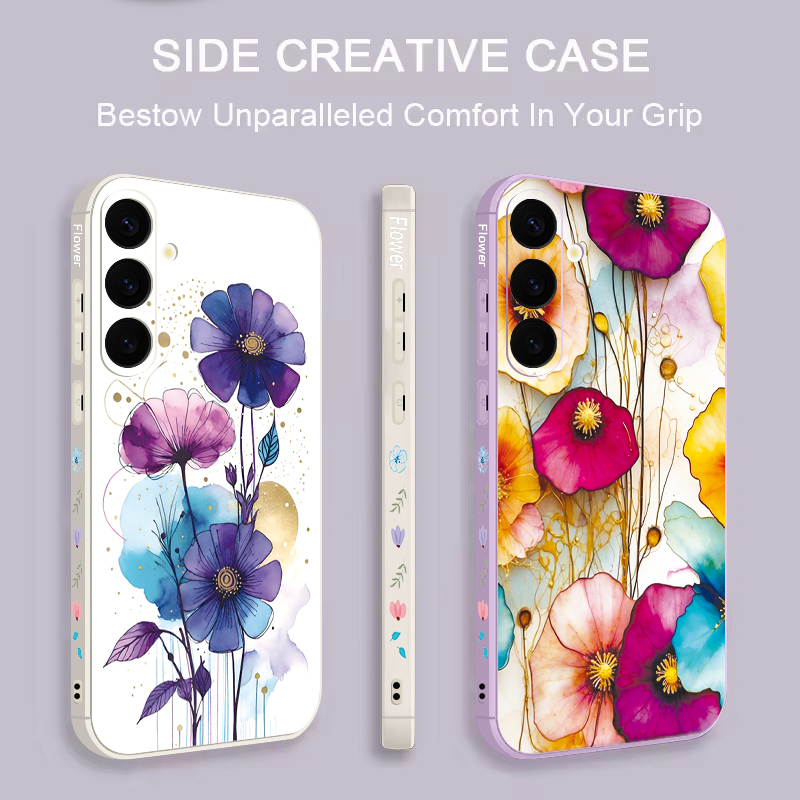 جراب هاتف إبداعي بتصميم زهور م - مراجعة Phone Cases Galaxy A16 5G وسعره