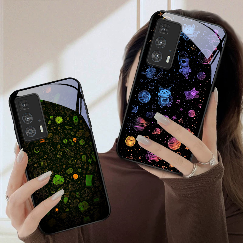 غطاء هاتف زجاجي بنمط نهر النجو - مراجعة Phone Cases Motorola وسعره