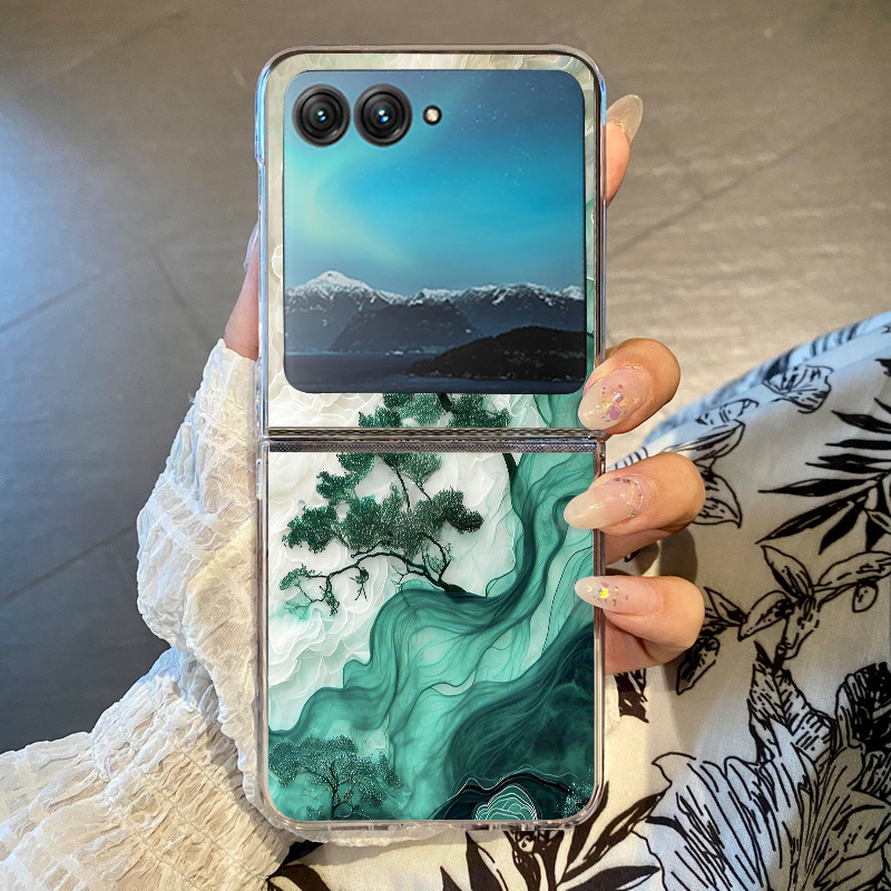 غطاء هاتف بطباعة غابة الزهور ا - مراجعة Phone Cases Motorola وسعره