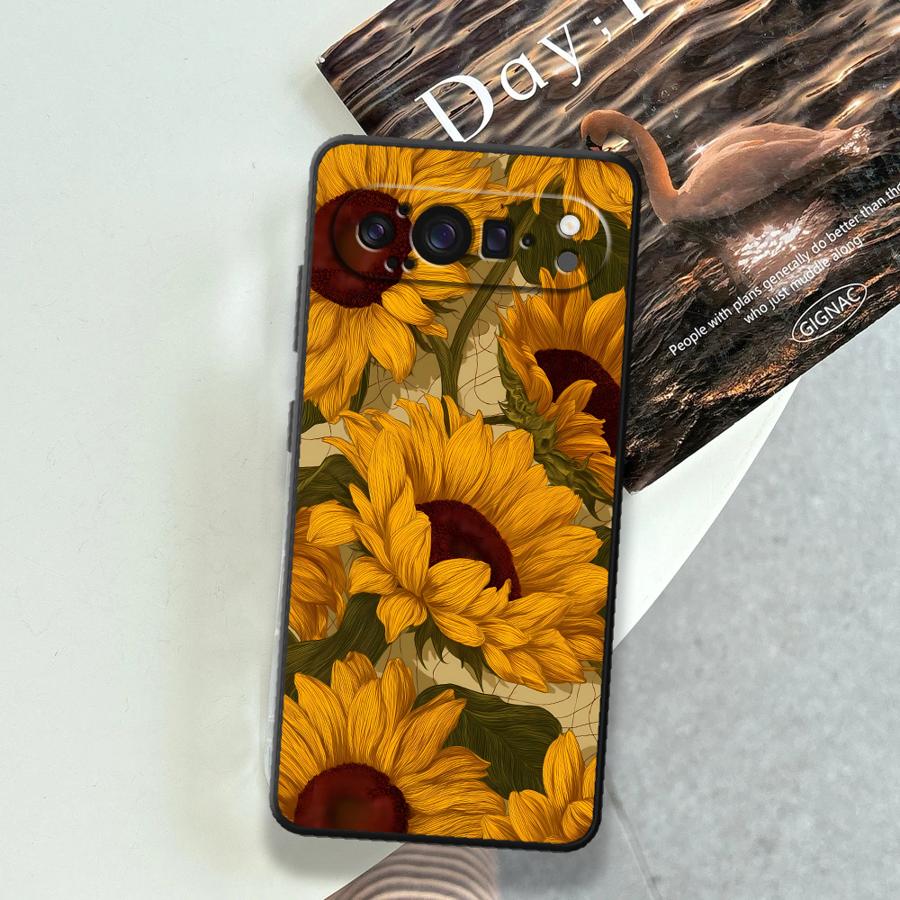 غطاء هاتف Sunflower Sea Funda  - مراجعة Phone Cases Pixel 10 وسعره