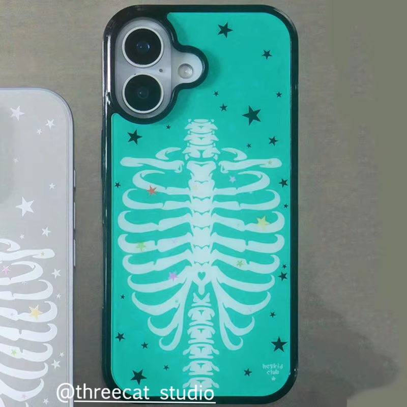 جراب هاتف عصري بتصميم هيكل عظم - مراجعة Phone Cases Green وسعره
