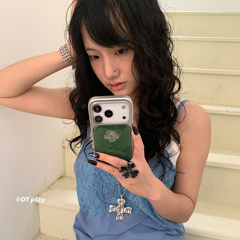 غطاء خلفي للهاتف بتصميم زهور ا - مراجعة Phone Cases Green وسعره