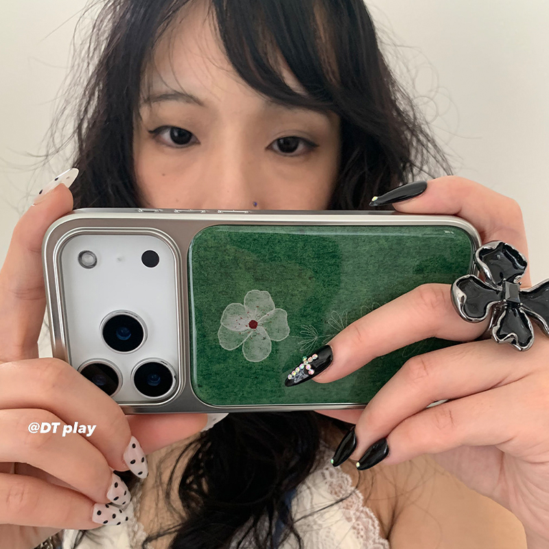 غطاء خلفي للهاتف بتصميم زهور ا - مراجعة Phone Cases Green وسعره