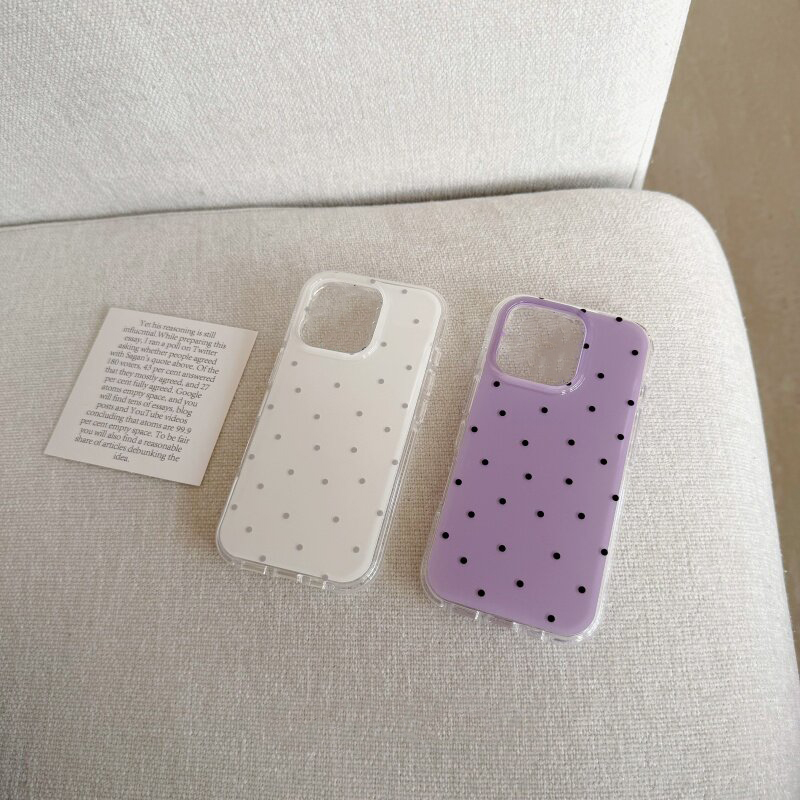 جراب هاتف كوري أبيض وأرجواني ب - مراجعة Phone Cases Korea وسعره