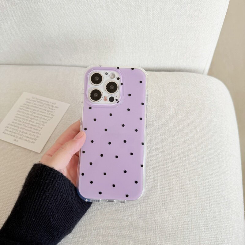 جراب هاتف كوري أبيض وأرجواني ب - مراجعة Phone Cases Korea وسعره