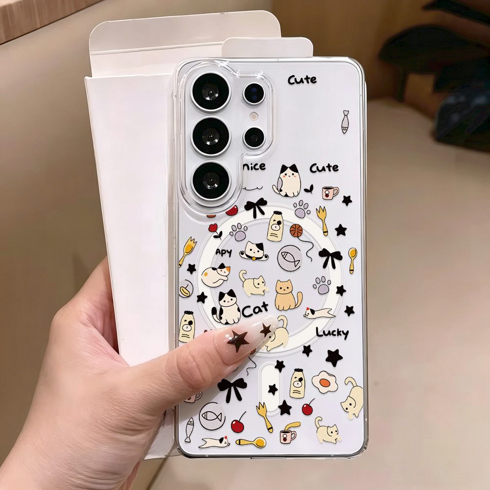جراب هاتف مغناطيسي بتصميم قطة  - مراجعة Phone Cases Galaxy A16 5G وسعره