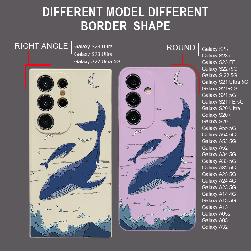 جراب هاتف حيتان لهواتف سامسونج - مراجعة Phone Cases Galaxy A16 5G وسعره