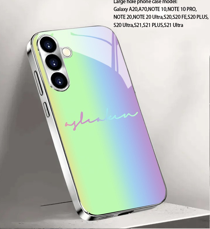 غطاء هاتف زجاجي مطلي كهربائياً - مراجعة Phone Cases Green وسعره