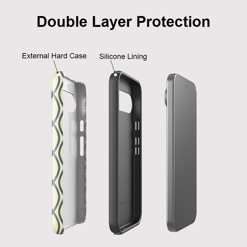 غطاء هاتف أنيق بتصميم مخطط من  - مراجعة Phone Cases Pixel 10 وسعره