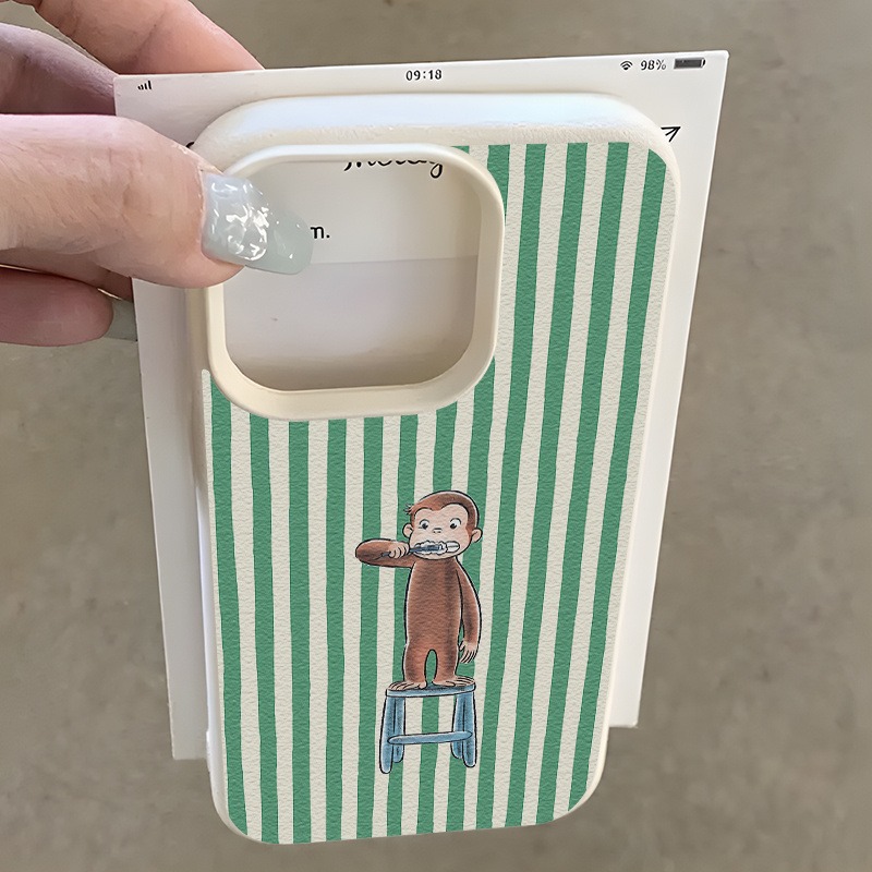 الأخضر مخطط فرشاة الأسنان القر - مراجعة Phone Cases Green وسعره