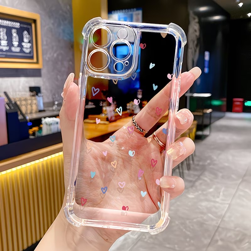 غطاء هاتف شفاف بزوايا ملونة عل - مراجعة Phone Cases Xs Max وسعره