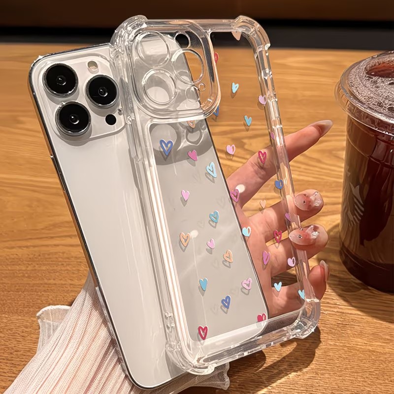 غطاء هاتف شفاف بزوايا ملونة عل - مراجعة Phone Cases Xs Max وسعره